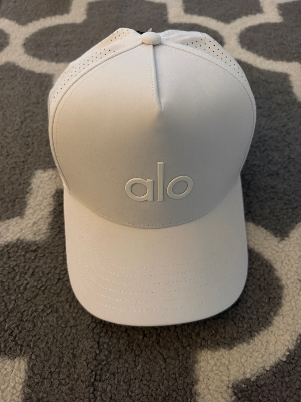 ALO Yoga District Trucker Hat with Embossed Logo